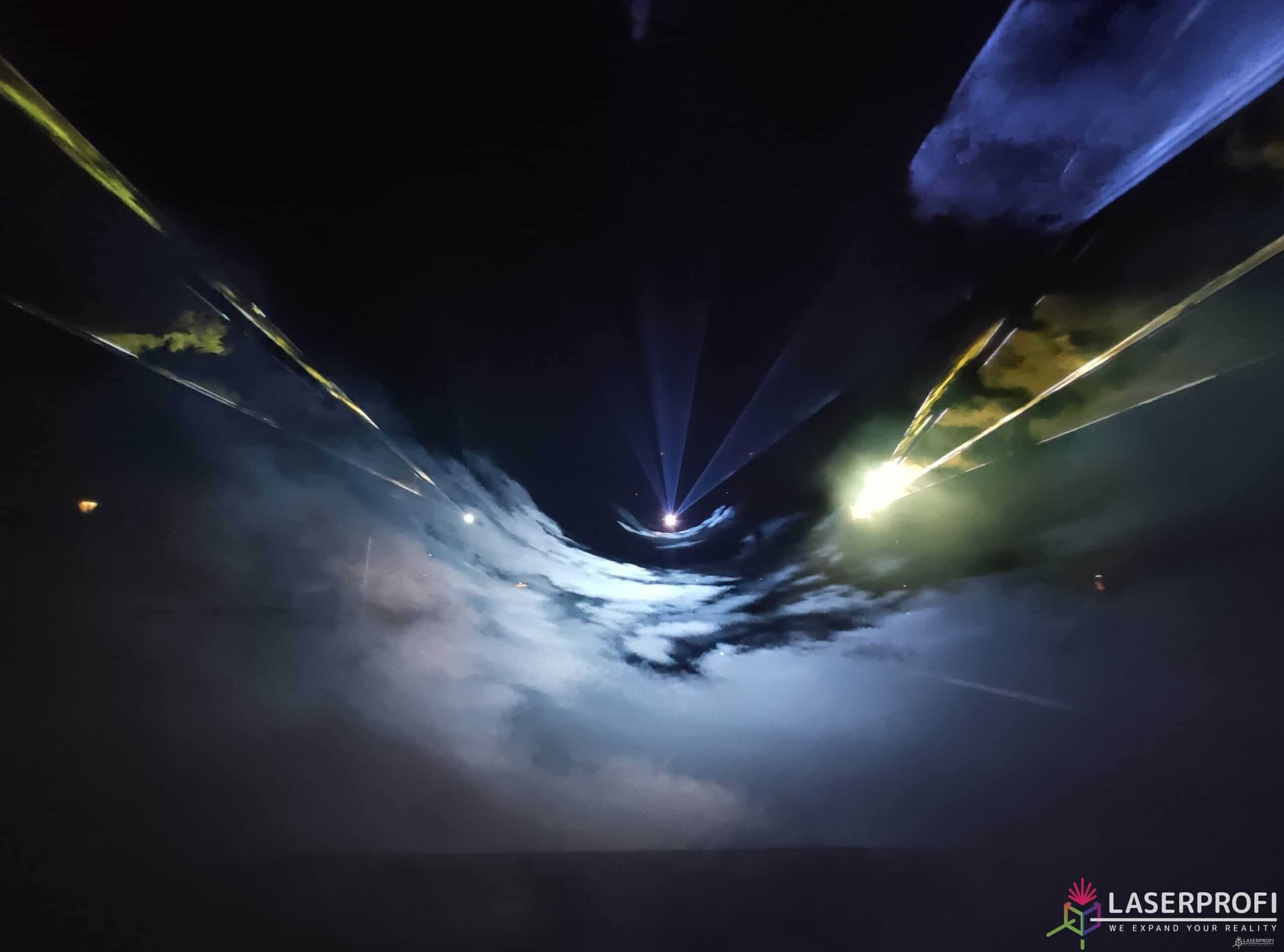 Chmura Przestrzenna - Pokaz laserowy Czaplinek 2022
