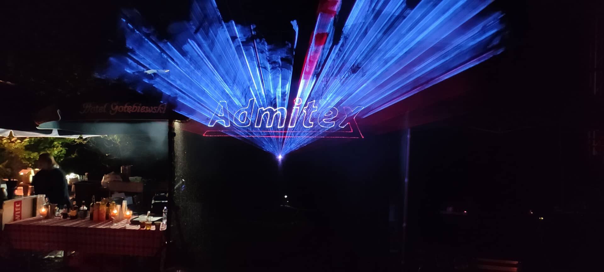 przestrzenne logo laserowe admitex